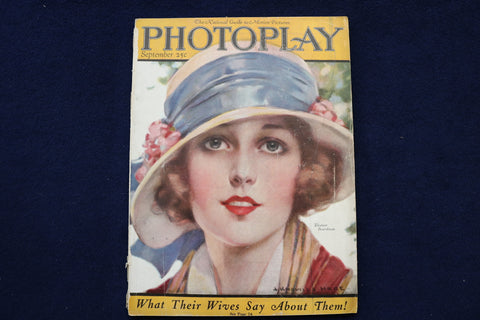 1923 SEPTEMBER PHOTOPLAY MAGAZINE - ELEANOR BOARDMAN COVER - E 17771
