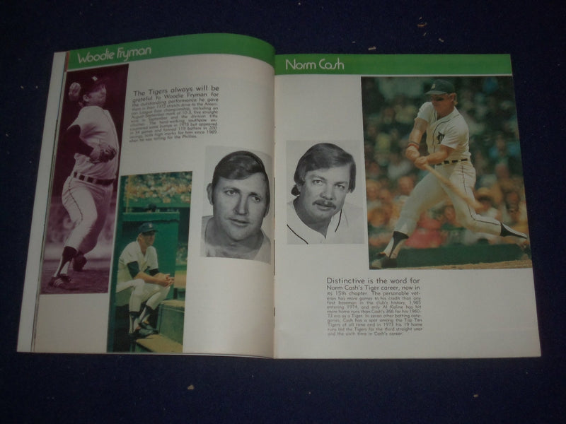 1974 DETROIT TIGERS YEARBOOK - ST 6506