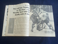 1970 APRIL HOCKEY PICTORIAL MAGAZINE - MIKE LAUGHTON-JUHA WIDING COVER - ST 200U