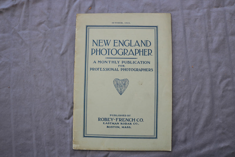 1918-1919 NEW ENGLAND PHOTOGRAPHER MAGAZINE - LOT OF 5 - O 3834