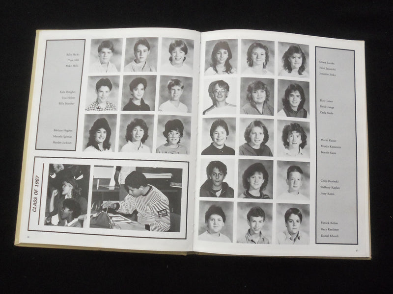 1987 SANDPRINTS CARL SANDBURG MIDDLE SCHOOL YEARBOOK - OLD BRIDGE, NJ - YB 3184