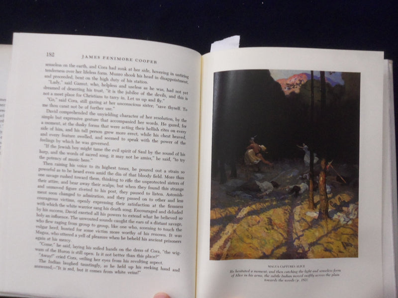 1947 THE LAST OF THE MOHICANS HARDCOVER BOOK BY COOPER, ILLUS, BY WYETH- KD 8581