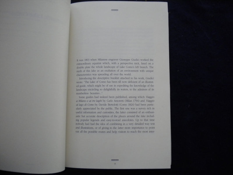 1995 ROMANTIC LAKE COMO - NODO LIBRI - LOT OF 2 - SOFTCOVER BOOKS - KD 8026