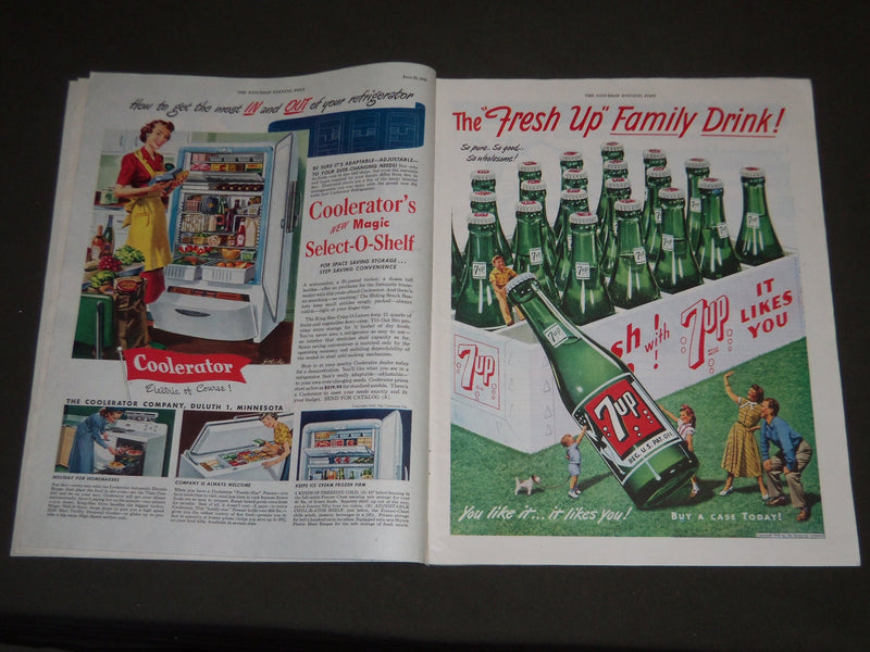 1949 JUNE 25 THE SATURDAY EVENING POST MAGAZINE - ILLUSTRATED COVER - SP 24