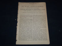 1856 G. VAN SANTVOORD SPEECH - CONSTRUCTION OF A BRIDGE HUDSON RIVER - J 8994