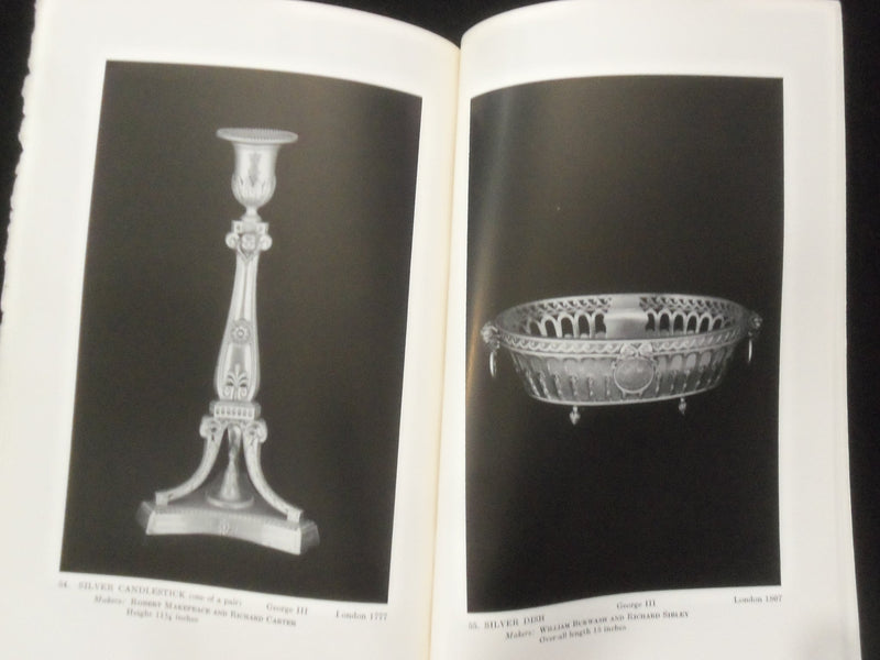 1966 OLD SILVER DINING ACCESSORIES SOFTCOVER BOOK - CLARK ART INSTITUTE - J 9862