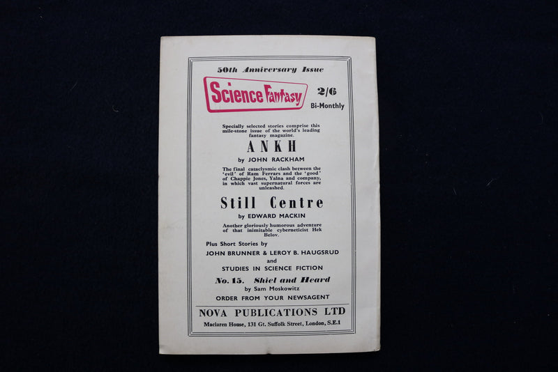 1961 NOVEMBER NEW WORLDS SOFTCOVER DIGEST MAGAZINE -VOLUME 38, NUMBER 112- K 445