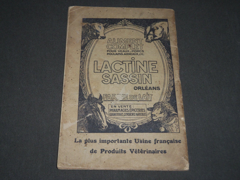 1935 ADRIEN SASSIN PRODUCTS VETERINAIRES FRENCH CATALOGUE - FR 628
