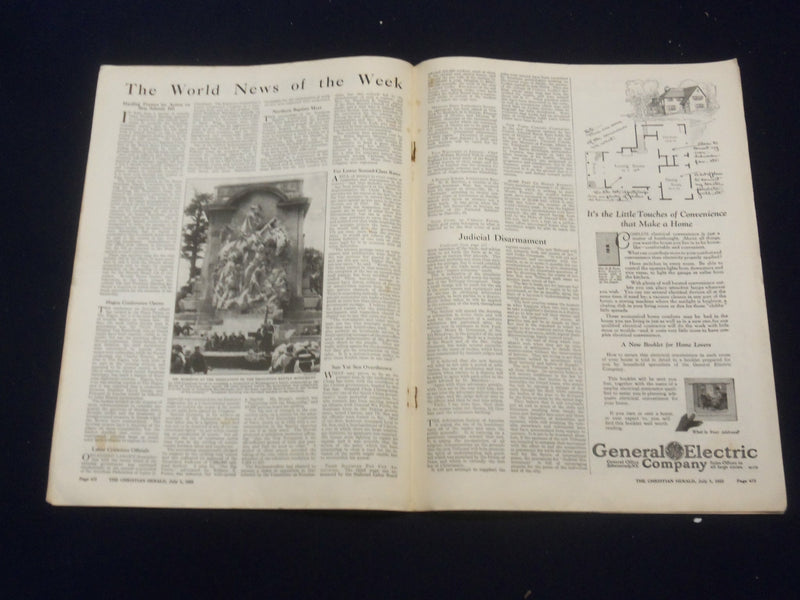 1922 JULY 1 CHRISTIAN HERALD MAGAZINE - LITTLE DUTCH CHURCH BY THE DYKE- ST 6600