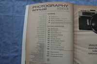 1963 PHOTOGRAPHY ANNUAL MAGAZINE - INTERNATIONAL EDITION - ST 5510U