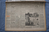 1965 JULY 15 DAILY CHRONICLE NEWSPAPER-FIRST MARS PHOTO RELAYED TO EARTH-NP 8494