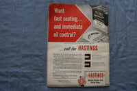 1958 AUGUST MOTOR MAGAZINE - A GREAT ILLUSTRATION COVER - SP 1196N