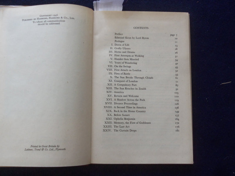 1946 THE SUN'S BRIGHT CHILD HARDCOVER BOOK BY JULIUS BERSTL - KD 8438