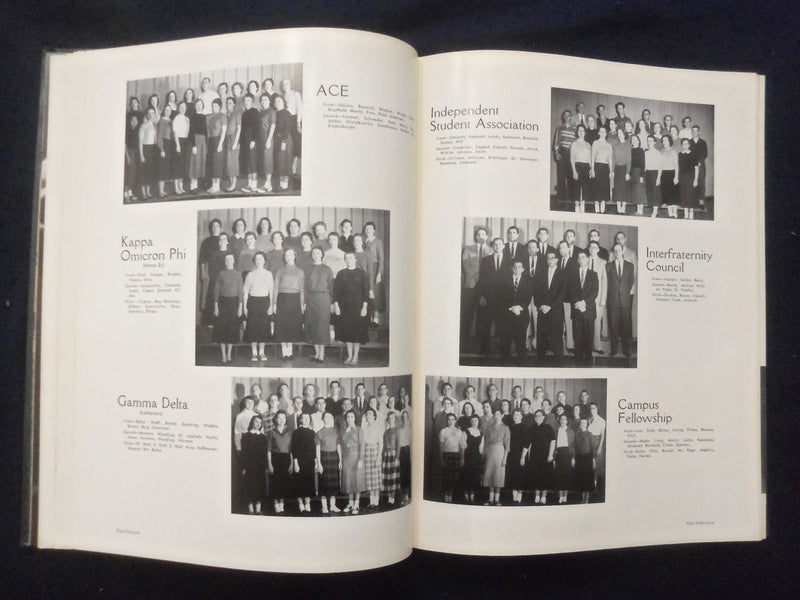 1957 WARBLER EASTERN ILLINOIS STATE COLLEGE YEARBOOK - CHARLESTON, IL - YB 3315