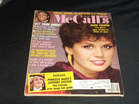 1984 MAY MCCALL'S MAGAZINE - MARIE OSMOND FRONT COVER - E 757