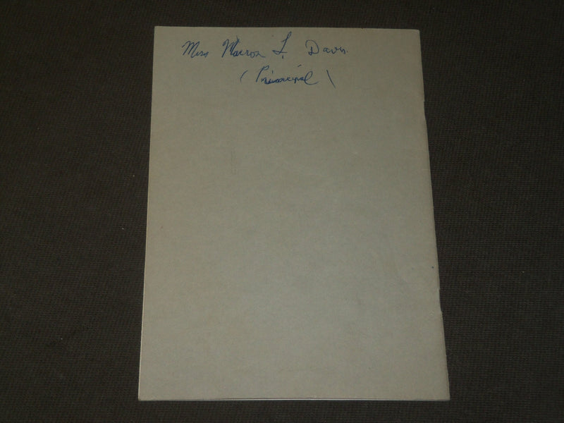 1920'S THE FAULKNER SCHOOL FOR GIRLS BOOK - CHICAGO - J 3562
