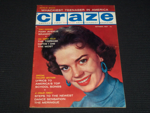 1957 OCTOBER CRAZE MAGAZINE - NATALIE WOOD COVER - E 15493