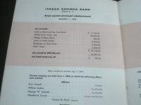 1954 ITHACA SAVIGS BANK BROCHURES LOT OF 2 - SOFTCOVER - J 2625