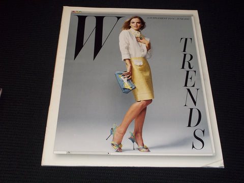 2012 JUNE W SUPPLEMENT ISSUE MAGAZINE - TRENDS FRONT COVER - E 13066