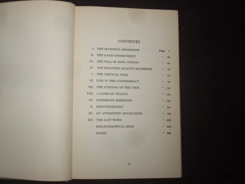 1919 THE DAY OF THE CONFEDERACY HARDCOVER BOOK BY NATHANIEL STEPHENSON - KD 9272
