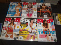 2004-2007 STUFF MAGAZINE - BRITISH EDITION - LOT OF 17 - GREAT COVERS - O 3167