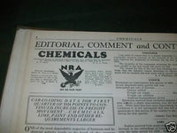 1934 JANUARY-APRIL CHEMICALS MAGAZINE BOUND VOLUME - NICE ADS - KD 2951