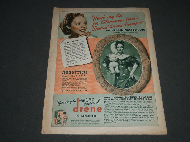 1940 OCTOBER 12 PICTUREGOER MAGAZINE - DEANNA DURBIN COVER - ST 4760