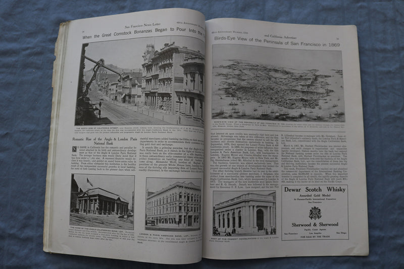 1916 JULY 20 SAN FRANCISCO NEWS LETTER MAGAZINE - 60TH ANNIVERSARY - SP 4785E