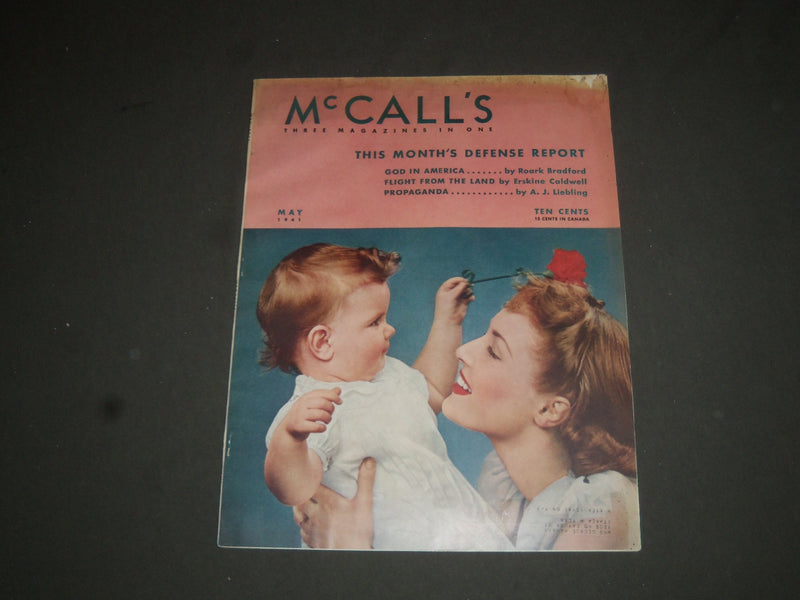 1941 MAY MCCALL'S MAGAZINE - NICE COVER, STORIES & ADS - SP 6796