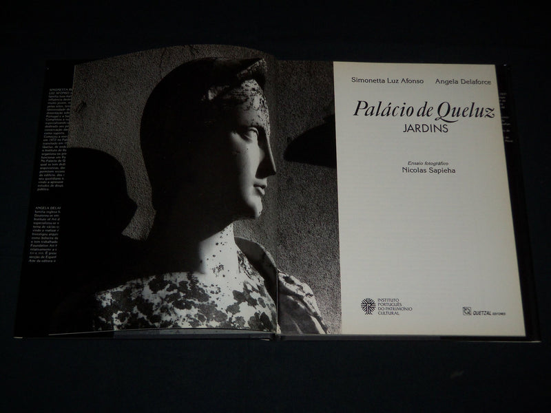 1989 PALACIO DE QUELUZ JARDINS BOOK BY SIMONETTA LUZ AFONSO - D 425