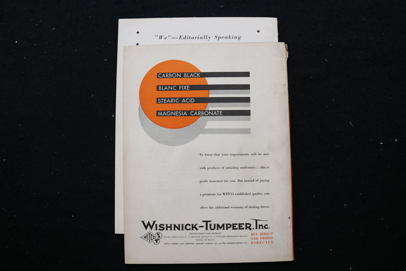 1932 APRIL CHEMICAL MARKETS MAGAZINE - CALCO CHEMICAL COMPANY COVER - SP 4190B