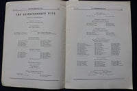 1951 DECEMBER 14 THE KNICKERBOCKER BALL PROGRAM - K 1738
