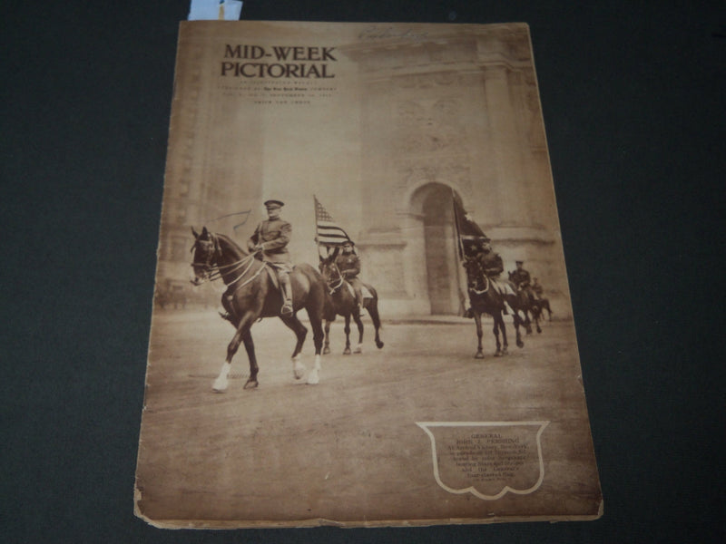 1919 SEPTEMBER 18 MID-WEEK PICTORIAL MAGAZINE SECTION - GENERAL PERSHING- J 3256