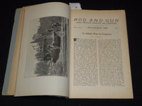 1906 NOVEMBER ROD AND GUN IN CANADA AND MOTOR MAGAZINE - MONDERN JONAH - J 8101