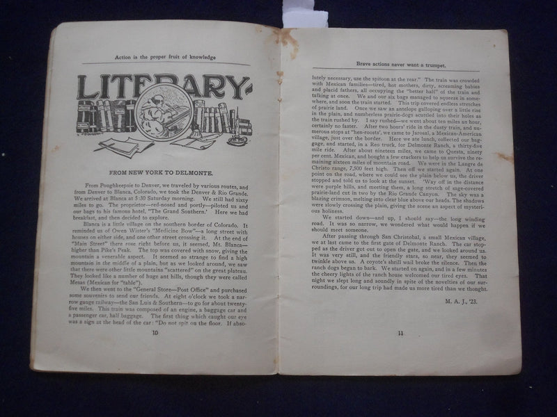 1922 FEBRUARY THE APOKEEPSIAN - POUGHKEEPSIE HIGH SCHOOL MAGAZINE - J 9609