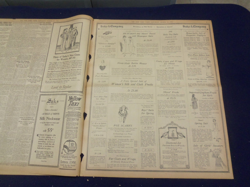 1922 MARCH 11 NEW YORK TIMES - GANDHI ARRESTED ON CHARGE OF SEDTION - NT 8312