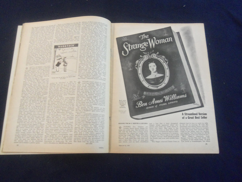1942 FEBRUARY 21 LIBERTY MAGAZINE - STRANGE WOMAN - B 4197E