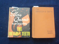 1939-1945 THE DRAGON'S TEETH HARDCOVER BOOKS BY ELLERY QUEEN - LOT OF 2 -KD 8504