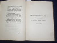 1919 A MEMORIAL TO THEODORE ROOSEVELT - STATE OF NY- HARDCOVER BOOK BY - KD 9098
