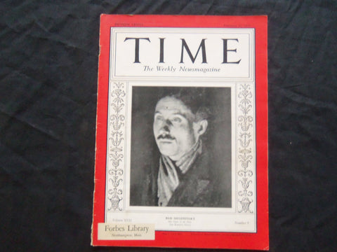 1931 FEBRUARY 23 TIME MAGAZINE - RED MENZHINSKY - T 263