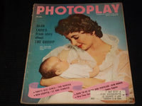 1955 AUGUST PHOTOPLAY MAGAZINE - ELIZABETH TAYLOR & CHRIS FRONT COVER - E 1888