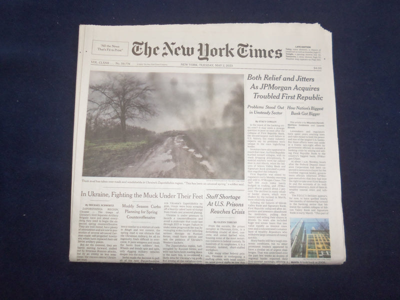 2023 MAY 2 NEW YORK TIMES-RELIEF AND JITTERS AS JPMORGAN ACQUIRES FIRST REPUBLIC