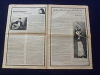 1976 HABIBI NEWSPAPER - VOLUME 3, NUMBER 2 - MIDDLE EASTERN DANCE/MUSIC- NP 6852