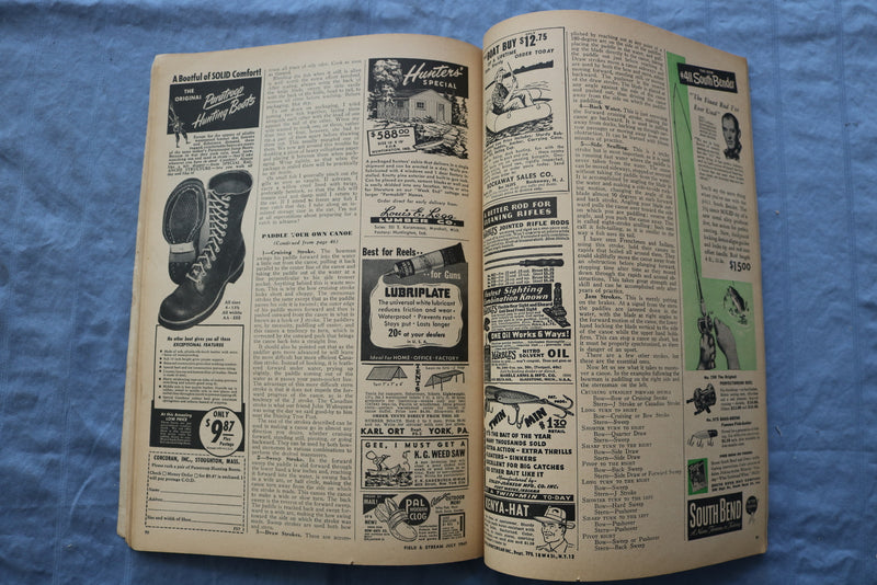 1947 JULY FIELD & STREAM MAGAZINE - WHY DOUBLE THE DUCK STAMP? - ST 1001C