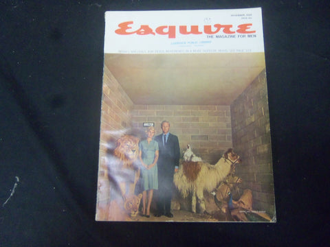 1962 NOVEMBER ESQUIRE MAGAZINE - GREAT COVER, PHOTOS AND ADS - ST 2623