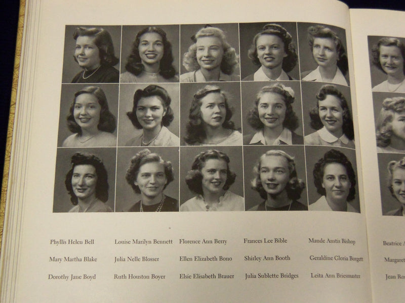1945 THE BATTLEFIELD MARY WASHINGTON COLLEGE YEARBOOK - VIRGINIA - YB 648