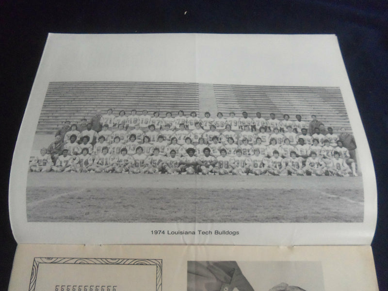 1974 DEC 7 PIONEER BOWL PROGRAM - LOUISIANA TECH VS CENTRAL MICHIGAN - ST 4027Y