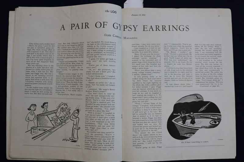 1944 JANUARY 14 THE WATAUGAN MAGAZINE FOR COLLEGE MEN - ANNAPOLIS - K 809