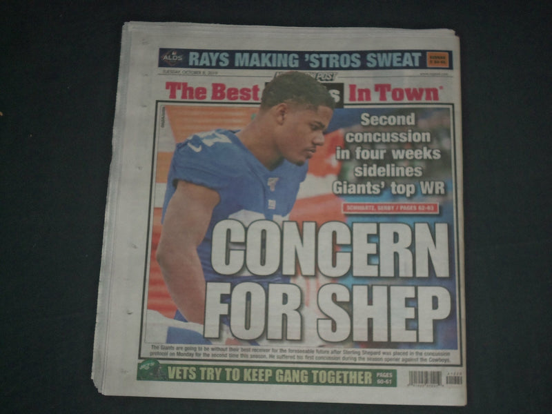 2019 OCTOBER 8 NEW YORK POST NEWSPAPER - RANDY SANTOS HAD BEEN 'FREE TO KILL'