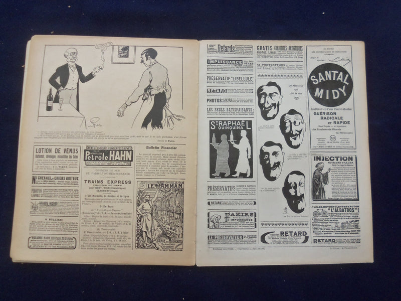 1908 SEP 19 LE SOURIRE MAGAZINE - ILLUSTRATED COMEDY - FRENCH TEXT - SP 4867O